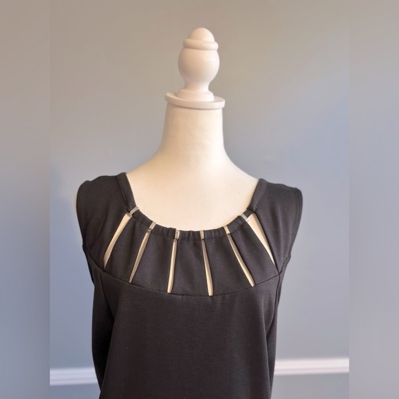 Lane‎ Bryant Gorgeous Classic Sleeveless Little Black Dress LBD Size 28 NWT - Picture 2 of 8